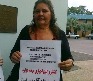 June Mills, Larrakia elder/ Photo by Vikki Riley